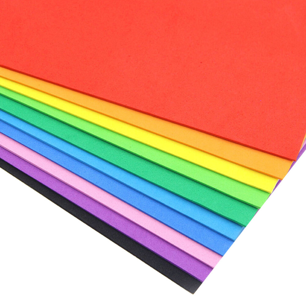 10PCS Foam Paper A4 Size Durable EVA Sponge Practical Foam Sheet for