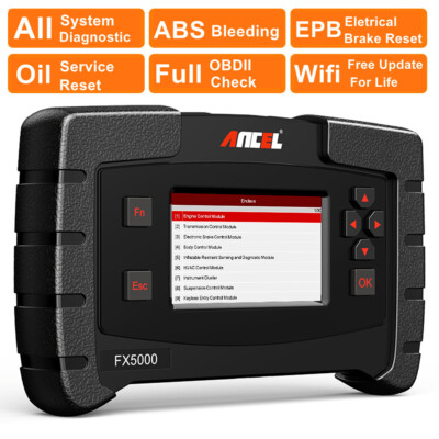 Wifi OBD2 Scanner Car Diagnostic Tool All System Scan ABS Bleeding Oil/EPB Reset