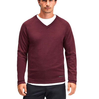 Свитер Puma Porsche Design Evoknit VNeck Mens Burgundy 595578-08