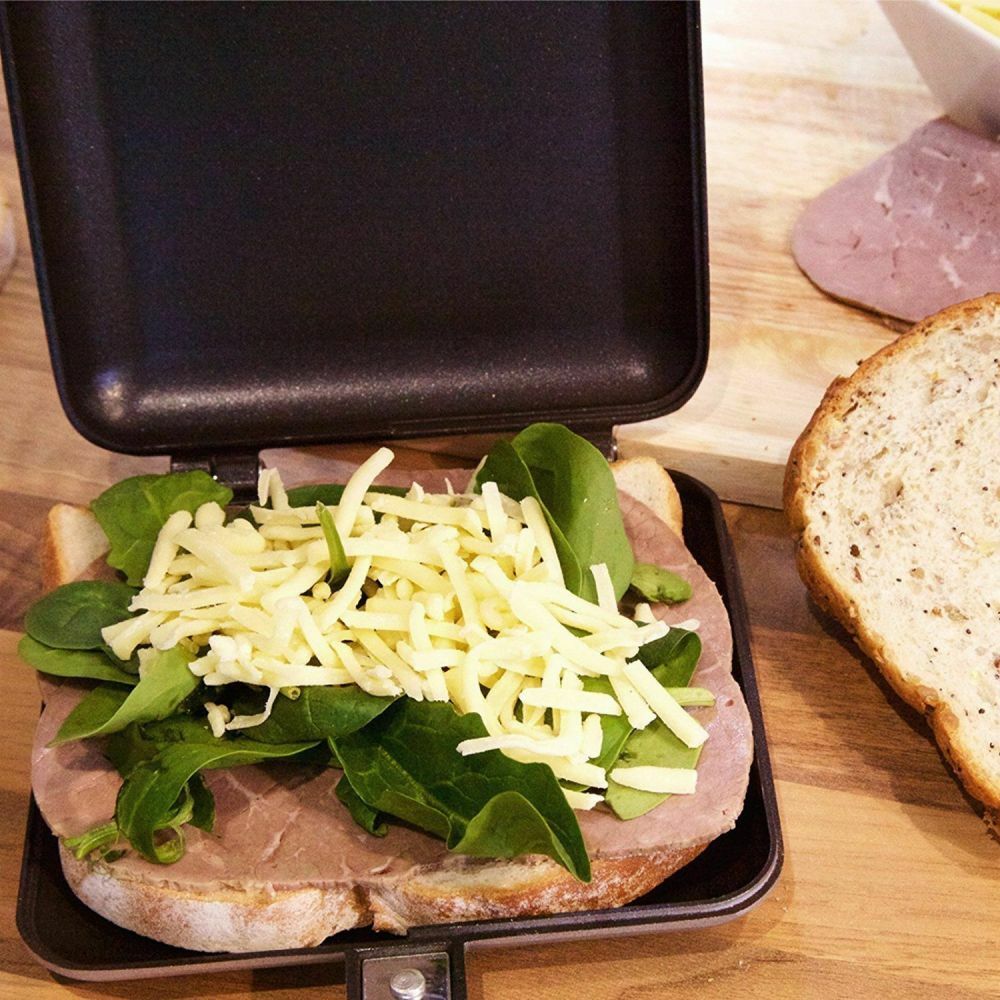 Sandwich Toastie Maker Toaster Machine Breakfast Non-stick Camping Stove Toaster: 3 - 5 Days Free Delivery Only UK