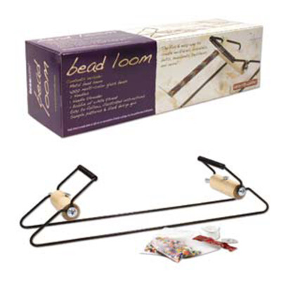 Beadsmith Bead Loom Beginners Kit - Beads,Needles,Thread,Patterns,Instructions
