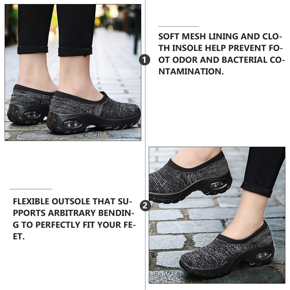 MARKENLOS 3 PAAR DICKE SOHLE SCHUHE SOMMER WEIBLICHE SANDALEN STEIGEN SCHUHE FÜR FRAUEN