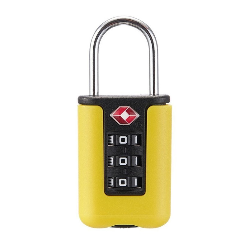 Lock TSA Customs Code Lock Contrast Color Padlock Luggage Password Lock