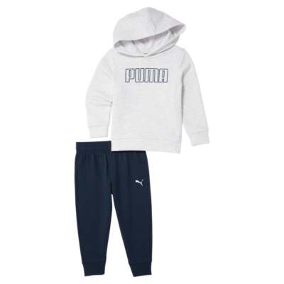 

Puma 2Pc Fleece Pullover Hoodie - Jogger Set Infant Boy Size  Casual Athleti, Белый, Puma 2Pc Fleece Pullover Hoodie - Jogger Set Infant