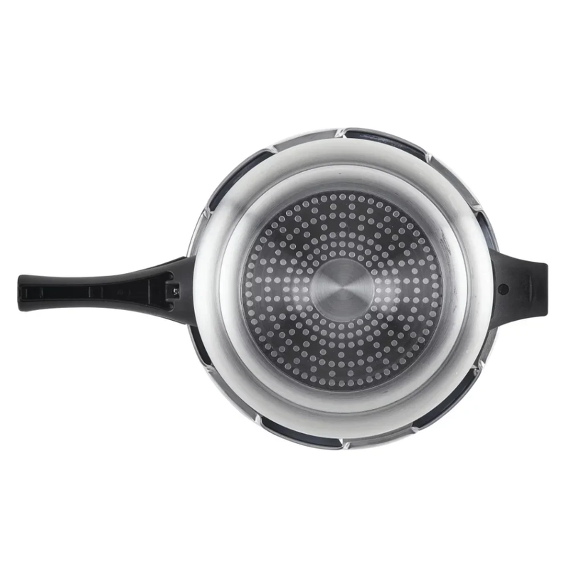 6-Quart Aluminum Stovetop Pressure Cooker, 15 PSI Electric Pressure Cooker