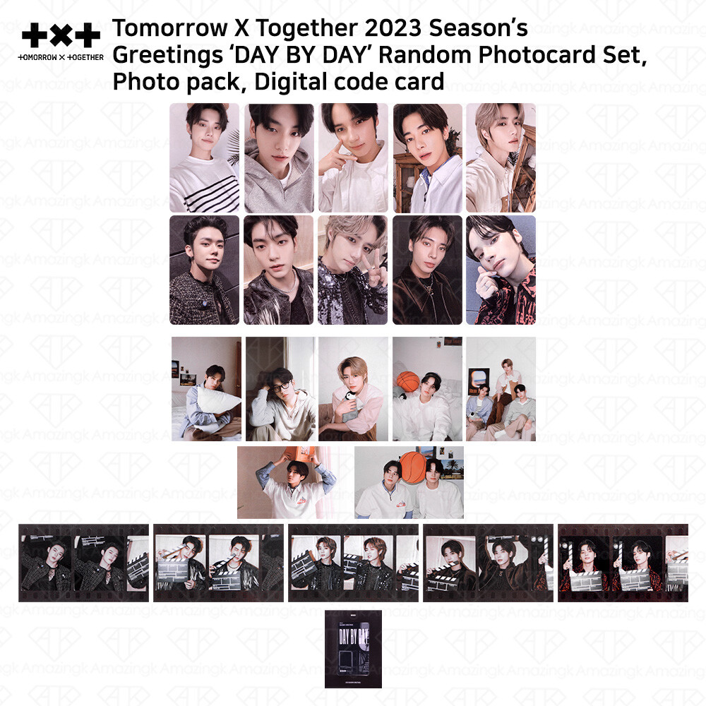 TOMORROW X TOGETHER PHOTO CARD 未開封 TXT Official photo card TOMORROW X TOGETHER 2022 Season's