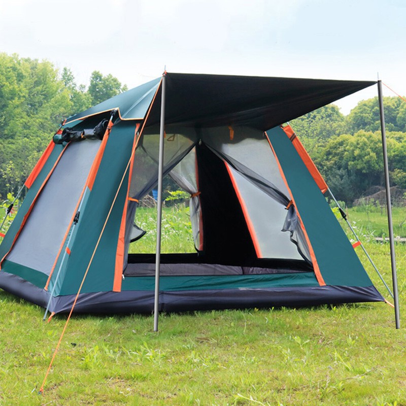 Camping Popup Tent Water Resistant Windproof Dome Hiking 5 People