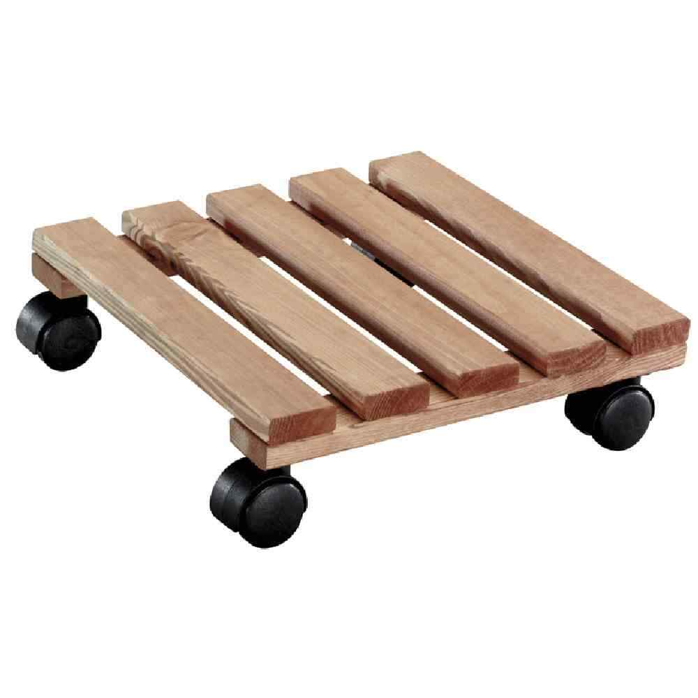 WAGNER Multiroller Toskana eckig 30x30 cm Pflanzenroller Rollbrett Blumenroller