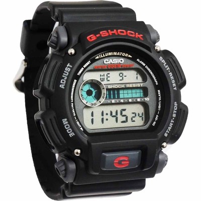 Casio Dw9052-1v Men'S Classic Alarm Chronograph Black G Shock Watch