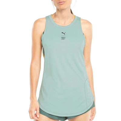 

Спортивная майка Puma Train First Mile Scoop Neck Женская зеленая повседневная 521001-79, Зеленый
