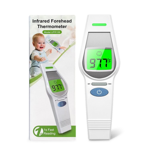 Digital Non-contact Infrared Forehead Thermometer Body Object Mode Thermometer 