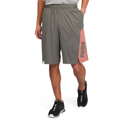 

Puma 519424-03 Mens Knit 10 Inch Session Shorts Training Athletic - Серый -, Grey, Puma Knit 10 Inch Session Shorts