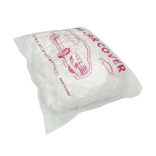 1 PACK Clear Plastic Disposable Car Cover Temporary Universal Rain Dust Garage