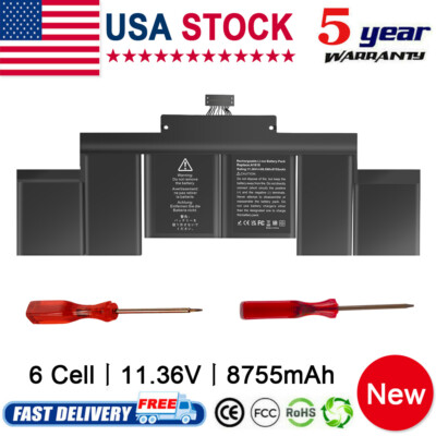 A1618 Battery 99.5Wh for MacBook Pro 15 inch Retina A1398 Mid 2015