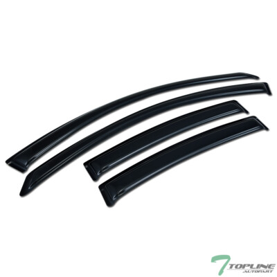 Topline For 2004-2008 Pontiac Grand Prix Sun Rain Guard Vent Shade Window Visors