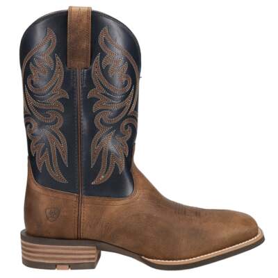 Мужские коричневые повседневные ботинки Ariat Slingshot Rowdy Square Toe Cowboy 10044566-200