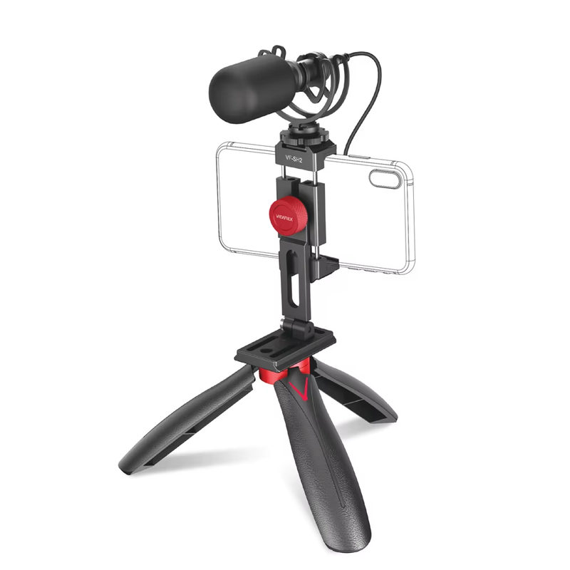 VF-K2 Smartphone Microphone Kit with Vertical & Horizontal Shooting for Tiktok Y