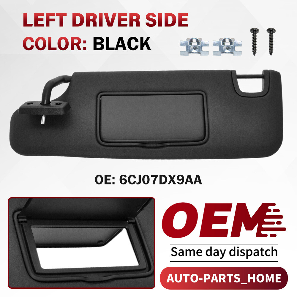 ✅For 2007-2018 Jeep Wrangler JK Left Driver Side Sun Visor Replace 6CJ07DX9AA✅