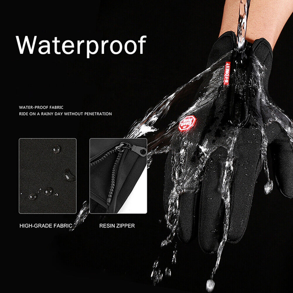 -10℃ Windproof Waterproof Winter Ski Thermal Gloves Touchscreen Snow Gloves