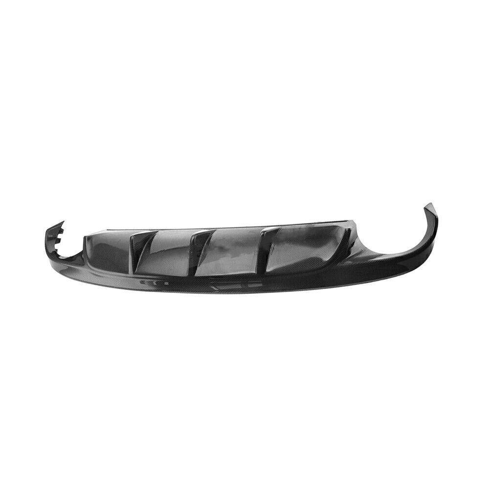 For 2009-2015 2013 Jaguar XF Sport Rear Bumper Diffuser Lip Carbon Fiber Black