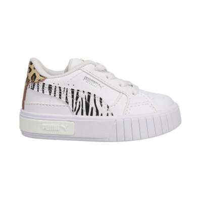 

Puma Cali Star Summer Roar Lace Up Toddler Boys Белые кроссовки Повседневная обувь 383, Белый, Puma Cali Star Summer Roar Lace Up Toddler