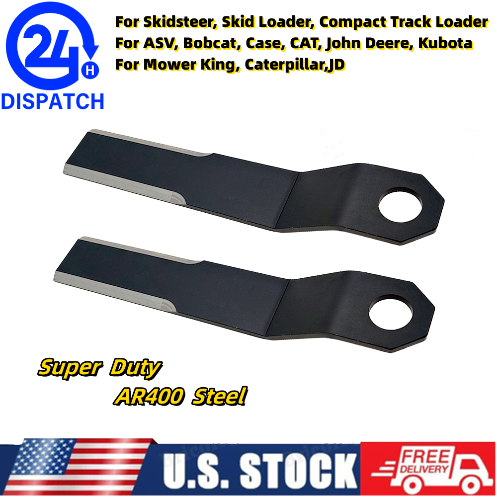 Mower Rotary Grass Cutter AR400 Steel Blades For Mower King Skidsteer Brush Hog