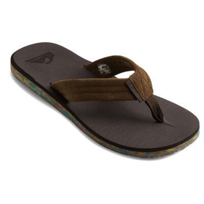 Quiksilver Carver Suede Recycled Sandale - Brown 2
