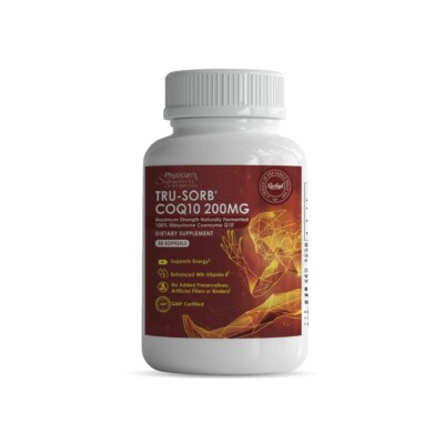 Rawleigh Tru-Sorb COQ10 200mg: 30 Softgels - Dietary Supplement