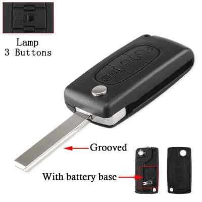 Remote Key Shell For Peugeot 207 307 308 407 607 For Citroen C4 C5 C3 Berlingo X