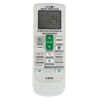 K-2012E Universal Remote Control 1000 In 1 A/C Air Conditioner for Samsung/LG