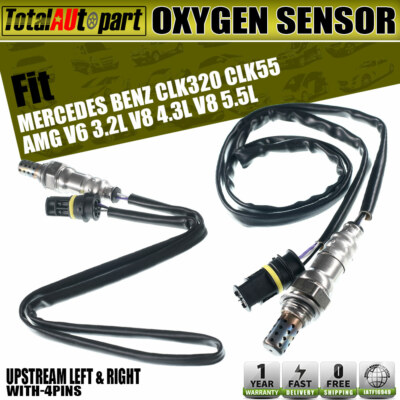 2x O2 Oxygen Sensor for Mercedes Benz CLK320 2001-2003 CLK430 CLK55 AMG Upstream