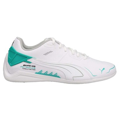 Puma Mapf1 Drift Cat Delta Lace Up Молодежные белые кроссовки для мальчиков Повседневная обувь 30692