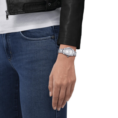 Pre-owned Tissot Silver Womens Analogue Watch T-my Lady T1320101103100