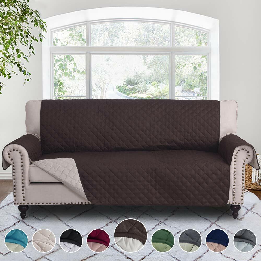 John Bartlett Performance Pet Couch Cover Tan Sofa Spill Protector
