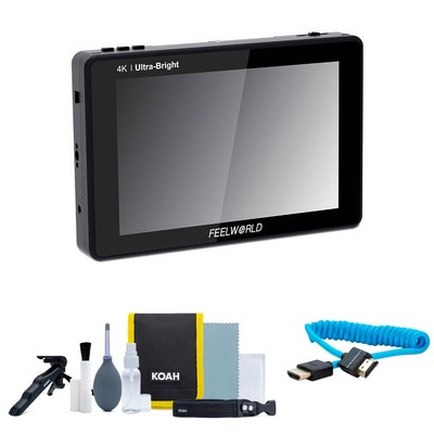 FeelWorld LUT7S 7-Inch 3D LUT 4K HDMI and SDI Monitor Bundle