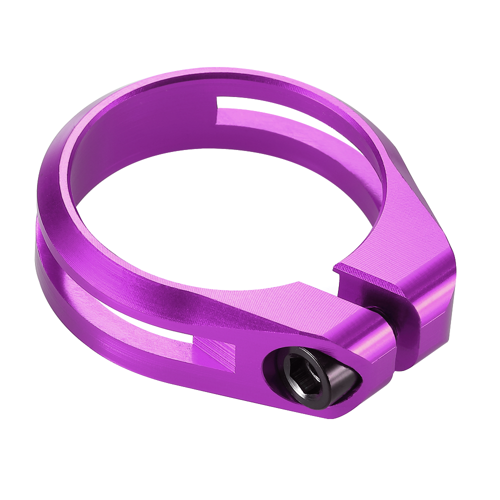 MTB Road Bike Aluminum Bicycle Seatpost Clamp Collar Titanium Screw 31.8/34.9mm