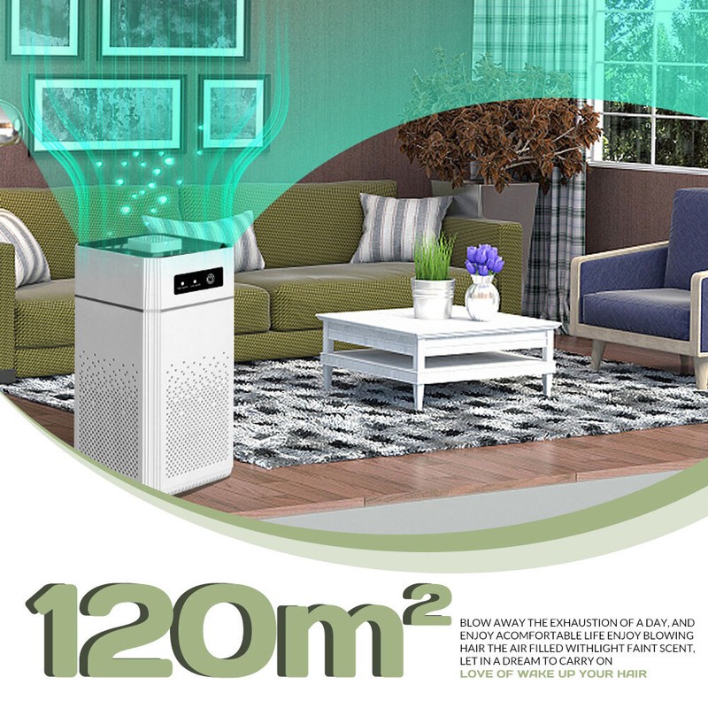 Large Room Air Purifier Home HEPA Washable Filter Air Cleaner