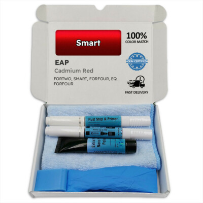 Lackstift für Smart Rot CADMIUM RED EAP FORTWO FORFOUR EQ Stift Stick Kratzer