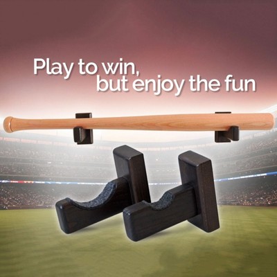 Solid Wood Baseball Bat Display Case Baseball Bat Wall Display Protect Hidden