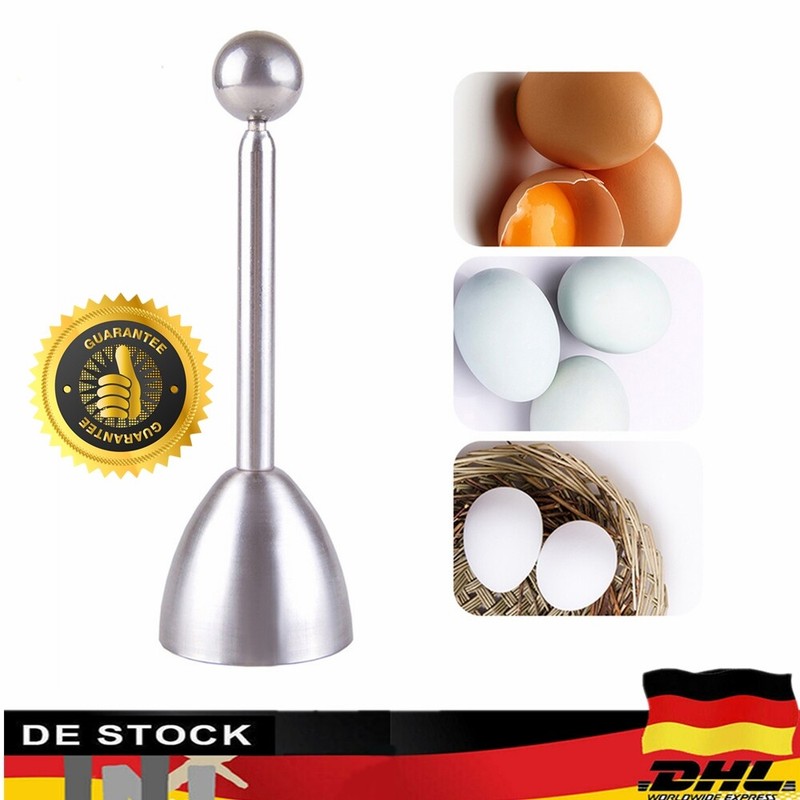 Edelstahl Eierschalenbrecher Eierköpfer Eieröffner Egg Topper Open Kitchen Tool