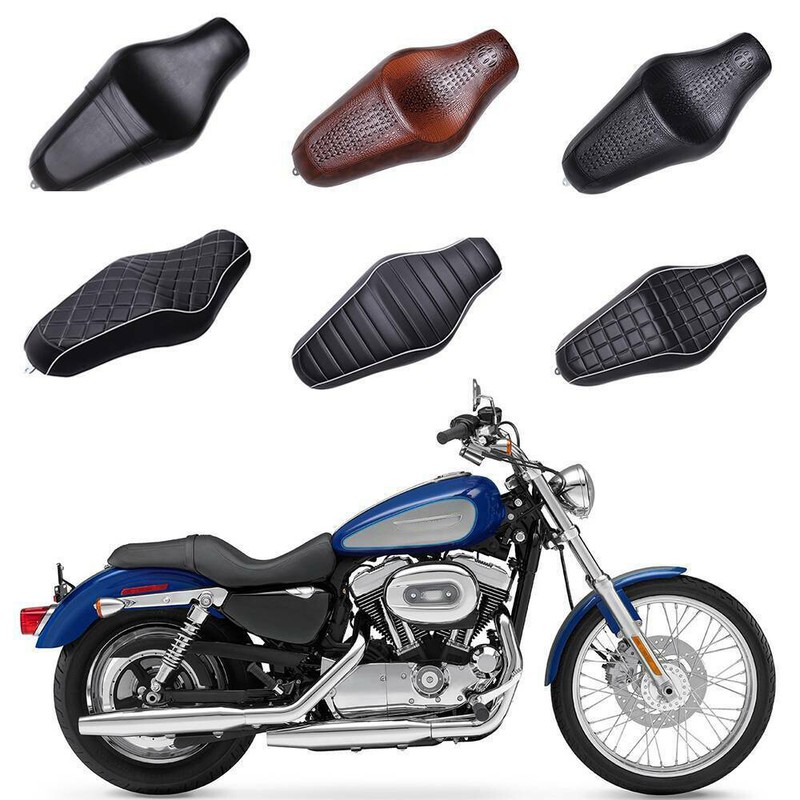 Driver Passenger Two 2 up Seat for Harley Sportster XL883 1200N 48