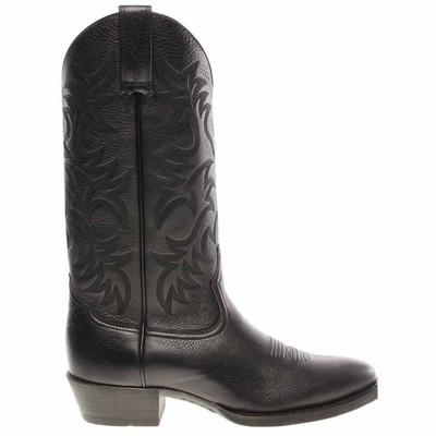 

Мужские черные повседневные ботинки Ariat Heritage с тиснением и круглым носком 10002218, Черный, Ariat Heritage Embossed Round Toe Cowboy