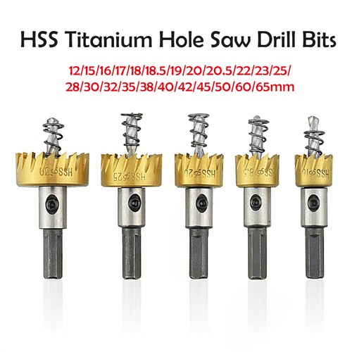 1265mm HSS Titan Bohrer Lochsäge Stahl, Metall, HolzBohrer Cutter Spiralbohrer