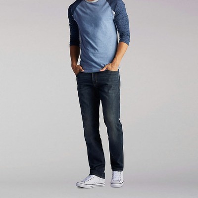 

Lee Jeans Мужские зауженные джинсы прямого кроя Extreme Motion