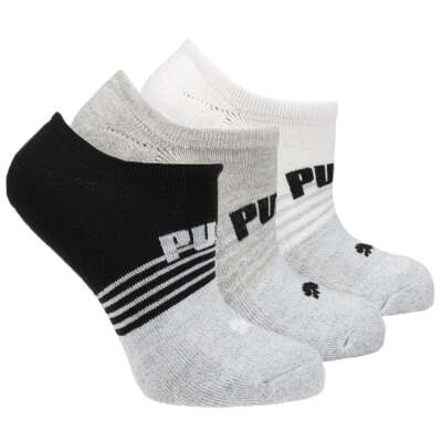 

Puma HalfTerry 3 Pack No Show Socks Женские носки размера  85918803, Белый