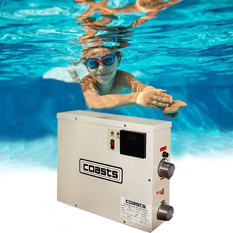 5.5KW 7.5KW 9KW 11KW Water Heater for Swimming Pool & bathtube Thermostat 220v/3