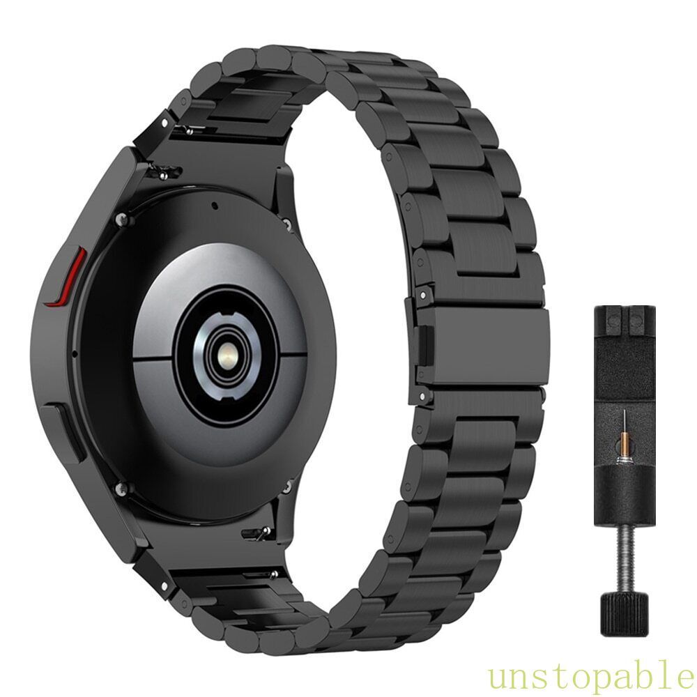 No Gaps Metal Band for Samsung Galaxy Watch5 Pro 45M/Watch 7 6 5 4 40/44mm Strap