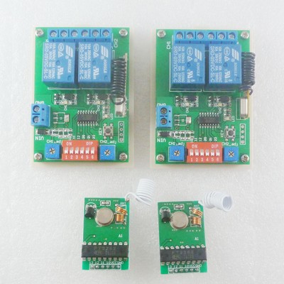 MCU Wireless Encoder Transmitter RF Control 5V Delay Relay Receiver for Arduno