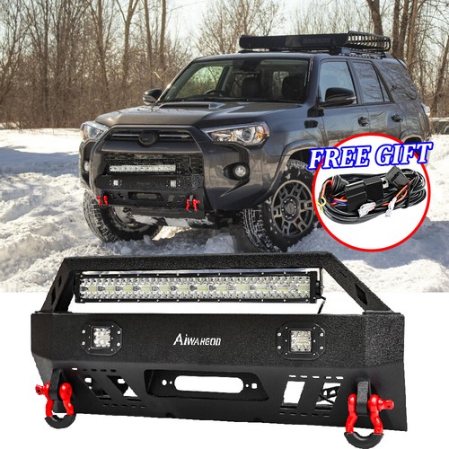 パーツ 4runner For 2010 2011-2023 Toyota 4runner Front Bumper W/Winch