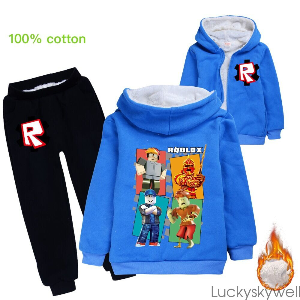 Roblox Boys Girls Jacket Kid Winter Warm Outerwear Children Hooded Coat Trousers Ebay - coat roblox id